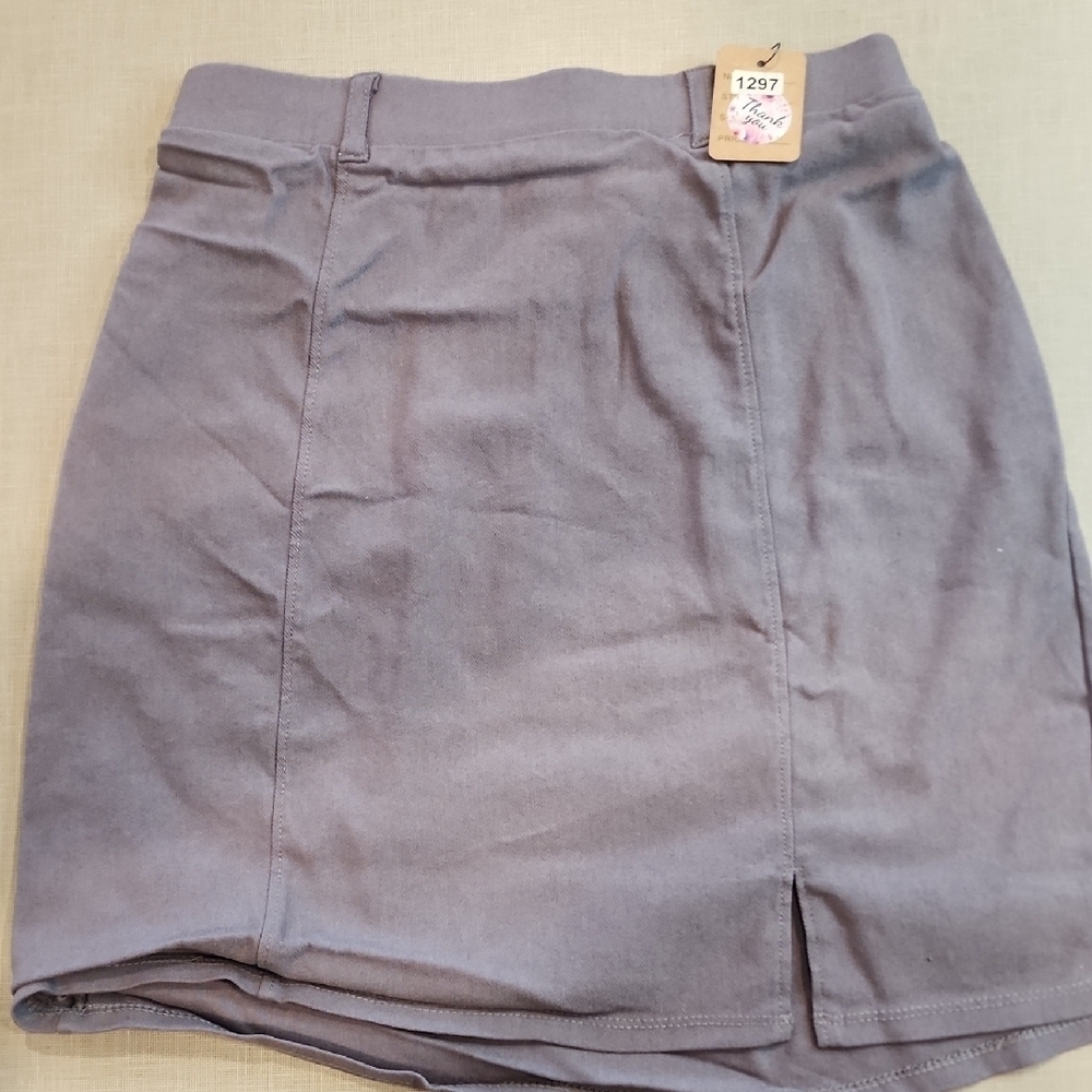 🩶No Boundaries Charcoal Skirt